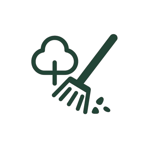 Brush removal service icon