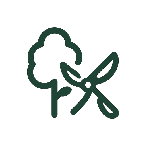 Tree pruning service icon